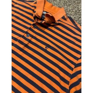 Ashworth Striped Polo Shirt Men's‎ Medium Short Sleeve Casual Golf Preppy G6